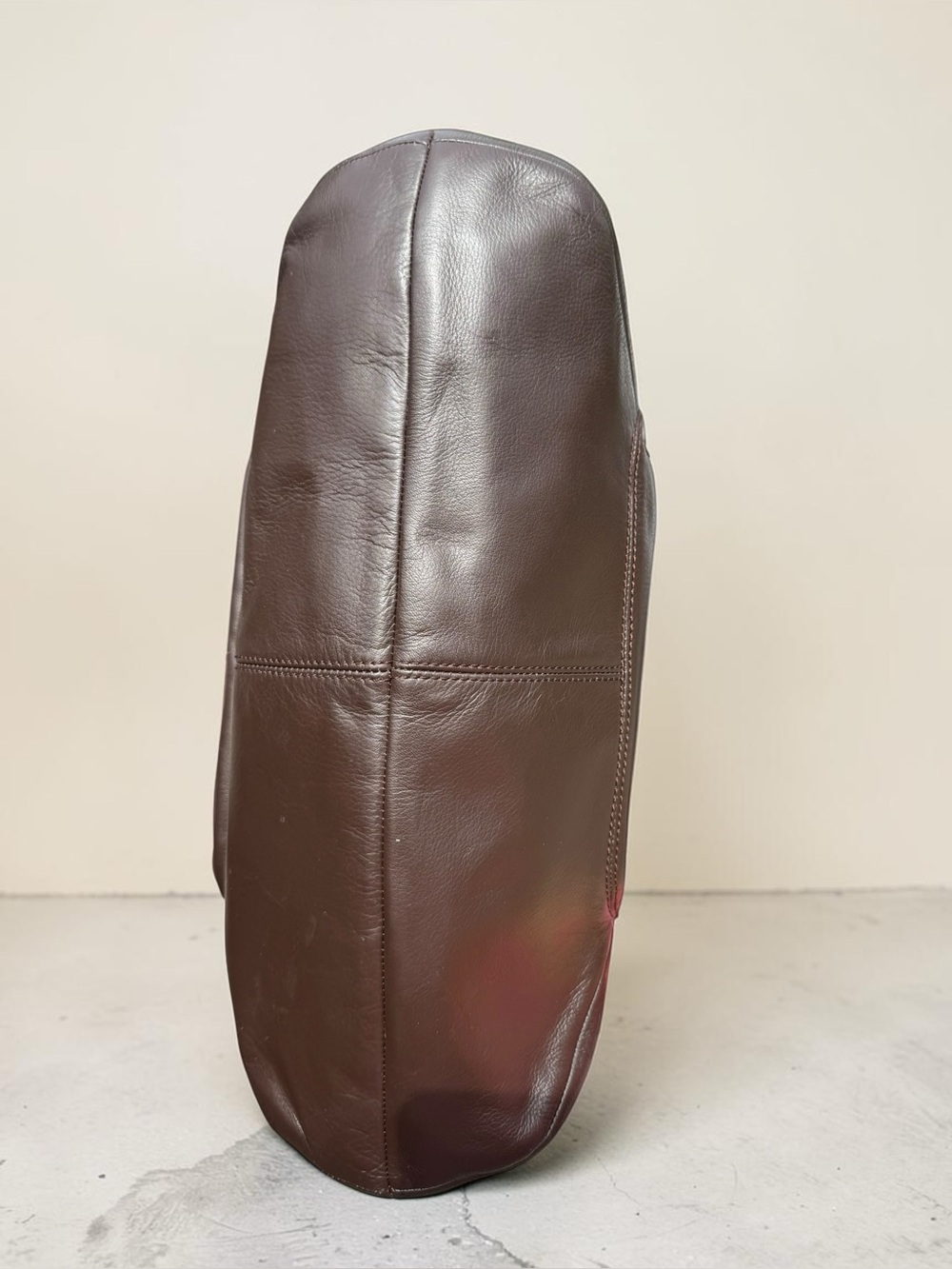 Vintage Coach Carryall - Brown Leather Shoulder Tote - Picture 5 of 9
